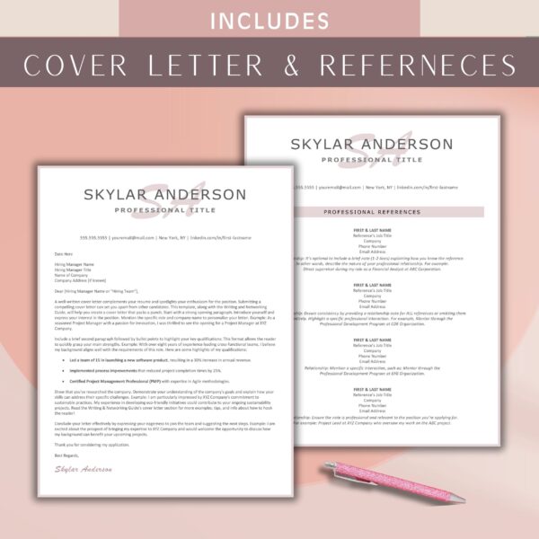 UX UI template resume template writing guide ux designer resume template cv digital download Canva resume template layoff product designer - Image 7