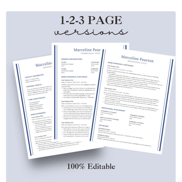 Journalist aesthetic resume template rush resume digital media kit layoff certified resume script writer Canva resume marketing content cv - Image 5