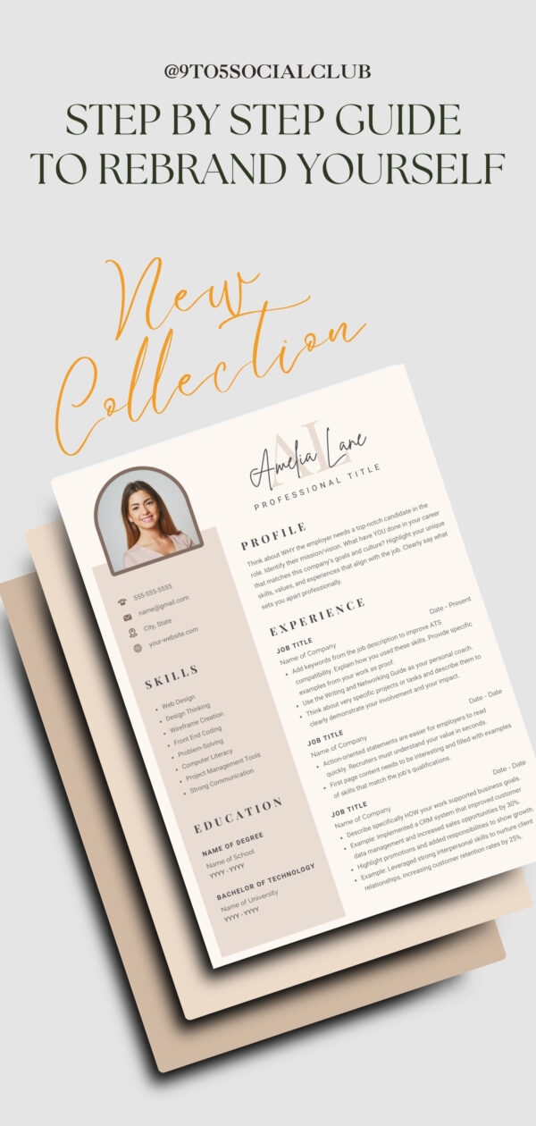 Event Planner Business resume template Digital Marketing book Canva template resume modern Layout design Edit canva sales resume bundle cv - Image 10