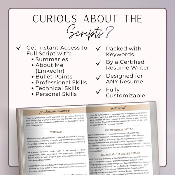 Nonprofit social media template script writing service flyer template Social justice design Program Outreach professional resume equality is - Image 3