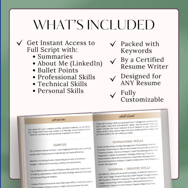 Accounting Resume Script CPA Writing Template Job Description Language Bookkeeping Resume Words Finance CV Sample Download Accountant Skills - Image 3