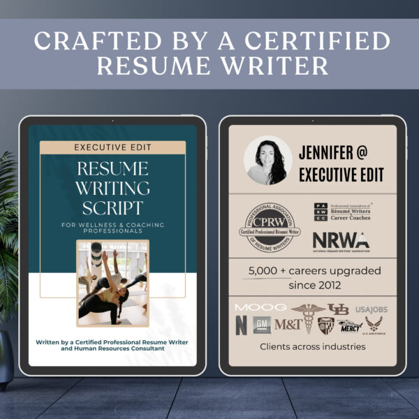 Wellness Resume Template Rush resume writer service guide counseling poster quote Life Coach template Script writing holistic wellness jour - Image 4