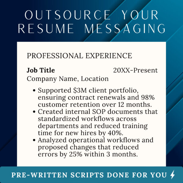 Corporate Resume Sample Writing Template Resume Script Office Manager Job Description Language Professional Resume Word Business CV Download - Image 5