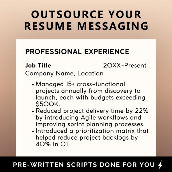 Project Manager Resume Planner Agile Board PMP study guidelines template Scrum board Project Management Timeline sign template resume modern - Image 5