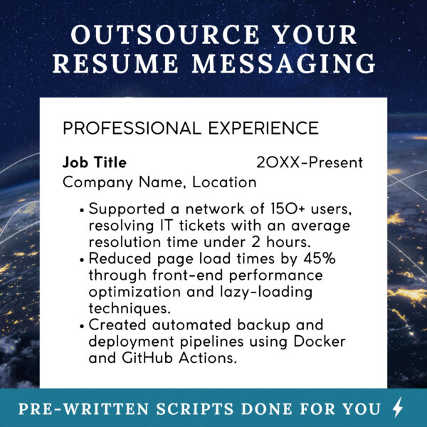 IT management Resume template script writing service Web Development Kit Software Management Resume Full Stack web developer tech device cv - Image 5