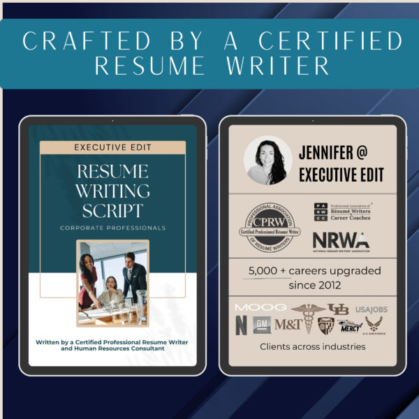 Corporate Resume Sample Writing Template Resume Script Office Manager Job Description Language Professional Resume Word Business CV Download - Image 6