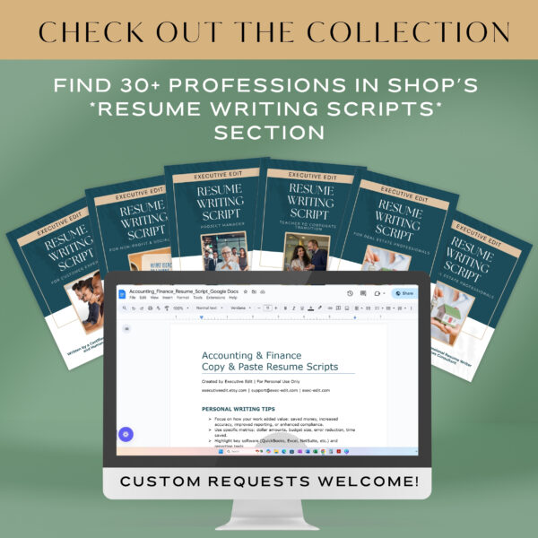 Accounting Resume Script CPA Writing Template Job Description Language Bookkeeping Resume Words Finance CV Sample Download Accountant Skills - Image 7