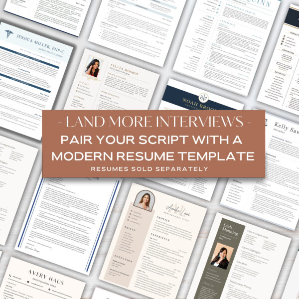 Back to Work planner script Resume template Stay at Home mom work description template script writing service professional resume career ad - Image 8