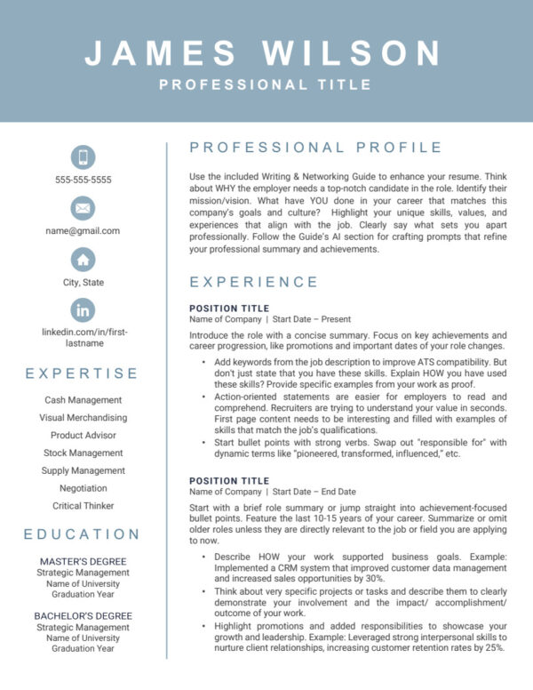 Team Lead Resume Bundle Tech Sales Resume Template Word CV Package for Project Manager Operations Cover Letter Editable Professional Layout - Image 4